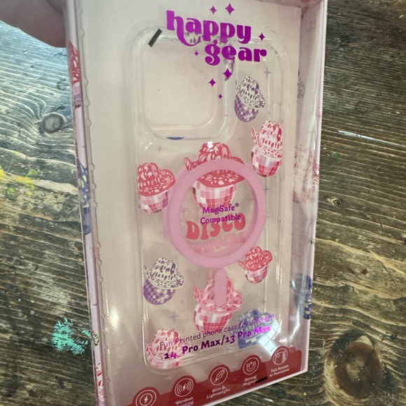 Happy gear Magnsafe FUN iPhone 14 Pro Max /13pro max phone case-DISCO COWBOY 🤠 - Picture 1 of 8